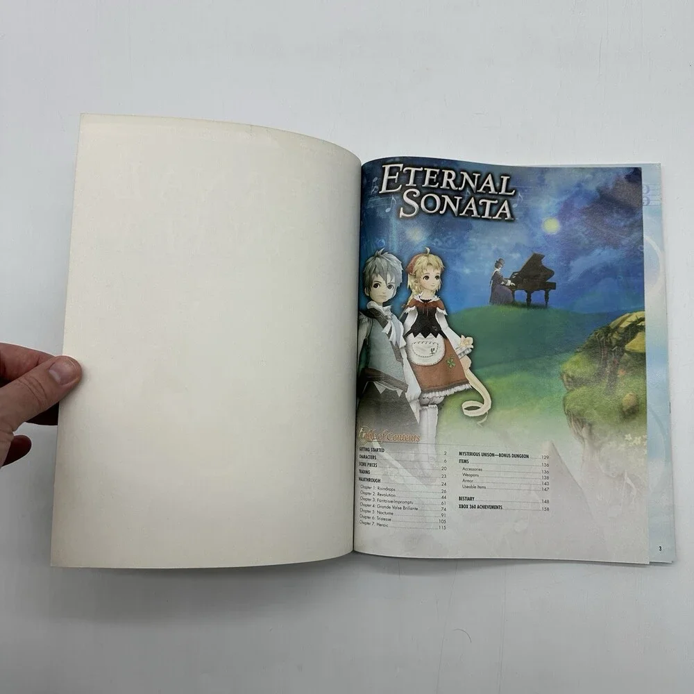 Eternal Sonata - Brady Games - Official Strategy Game Guide Covers Xbox 360 Game